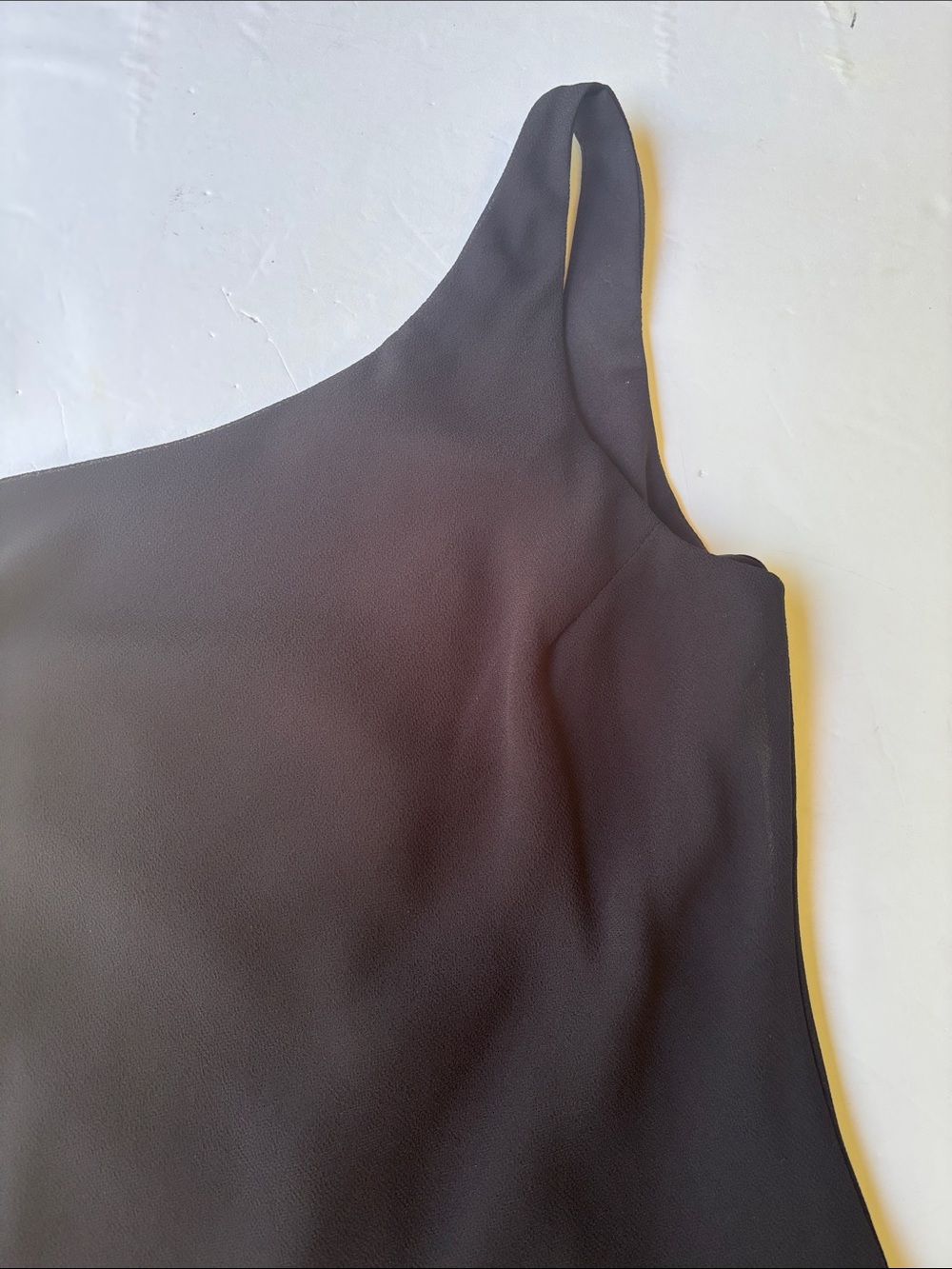 Vintage 90’s Minimalist Black Long Maxi Gown Asymmetrical Bias Homecoming Formal - Picture 8 of 16